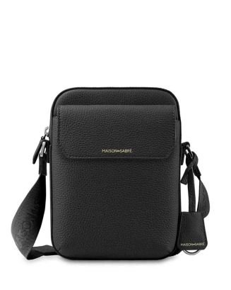 MAISON de SABRÉ Small Leather Messenger Bag | Bloomingdale's Handbags