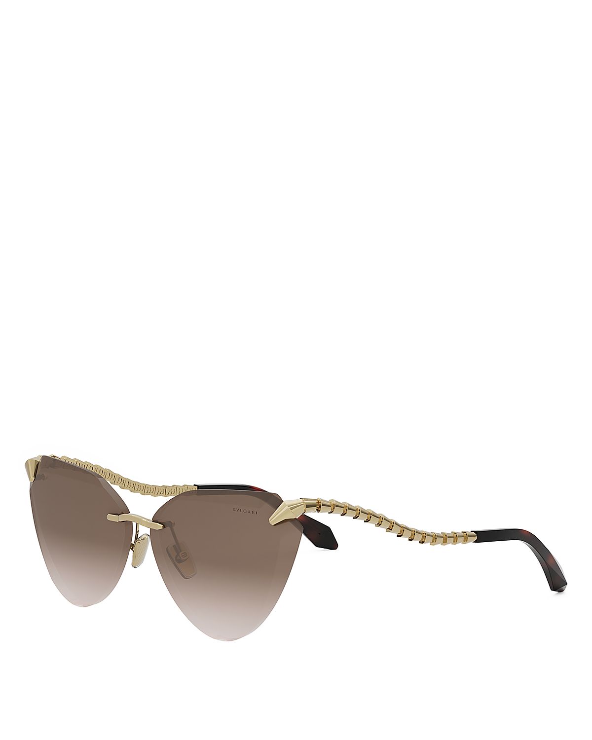 Bvlgari Serpenti Cat Eye Sunglasses, 65mm