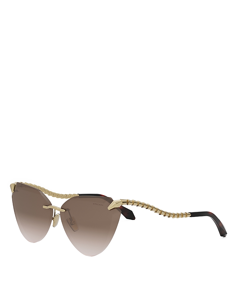 Bvlgari Serpenti Cat Eye Sunglasses, 65mm