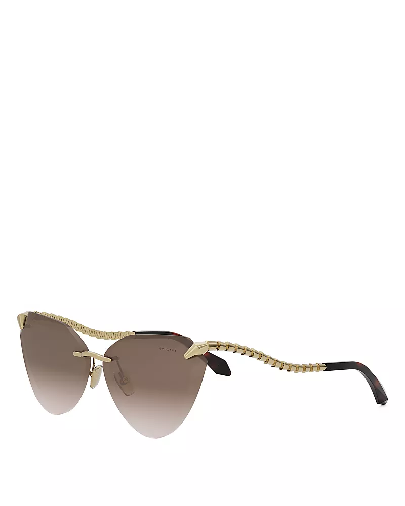Bvlgari Serpenti Cat Eye Sunglasses, 65mm