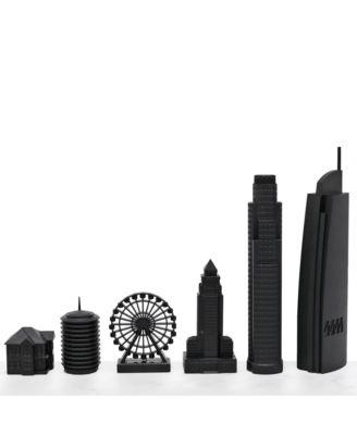 - Chess Set Acrylic Los Angeles Edition with Wood Map Board, Ages 14+