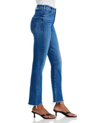 The Hustler Frayed Ankle Jeans in Grasping At Straws