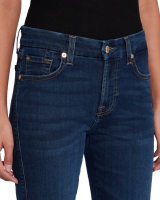 Kimmie Mid Rise Straight Leg Jeans in Rinsed Indigo