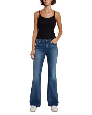 Tailorless Dojo High Rise Flare Jeans in Disautlght