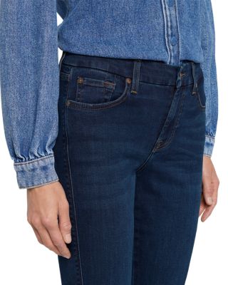 Kimmie Mid Rise Bootcut Jeans in rinsed indigo