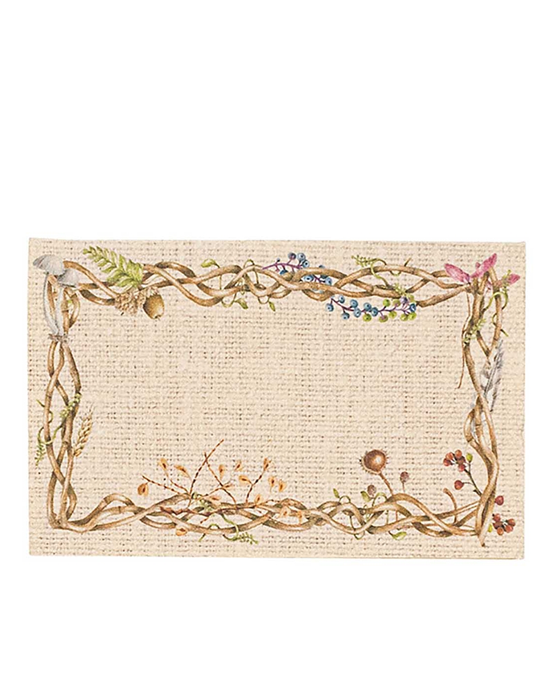 Juliska Forest Walk Place Card, Set Of 12 In Cafe Au Lait