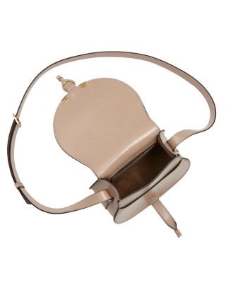 Marcie Small Leather Saddle Bag