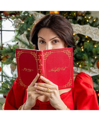 Naughty/Nice Embossed Journal