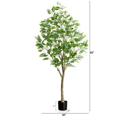7&#39; Artificial Greco Citrus Tree with Real Touch Leaves