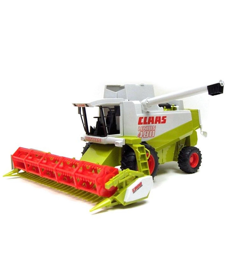 Bruder Unisex 1/20 Claas Lexion Combine With Header & Transporter 5-7 - Ages 5-7