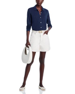 Button Front Knit Top