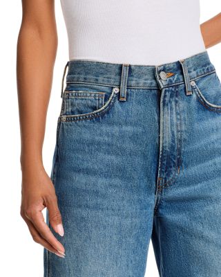 Taylor High Rise Wide Leg Jeans in Rebel Stone