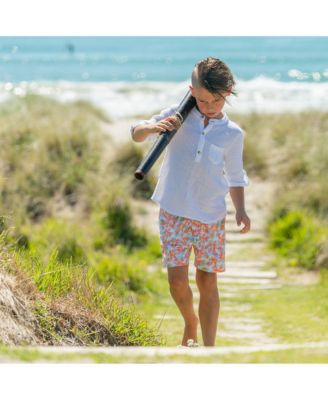  Unisex Hawaiian Luau Sustainable Swim Short