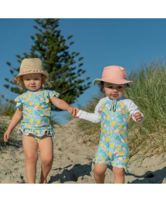  Unisex Lemon Drops Short Sleeve Ruffle Set