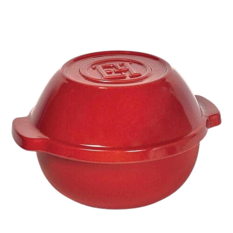 Emile Henry Bread Pot In Burgundy