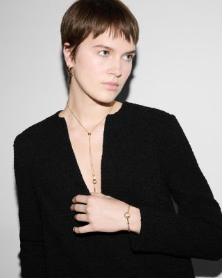 18K Yellow Gold Horsebit Chain Bracelet