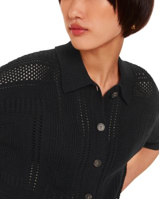 Crochet Knit Shirt