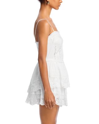 Nerida Lace Tiered Mini Dress