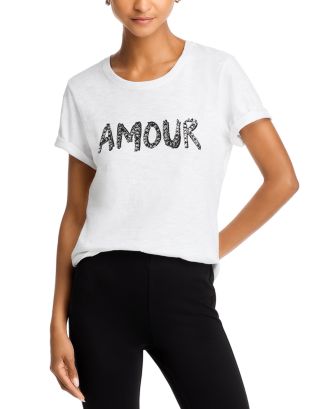 Cinq A Sept Vintage Rhinestone Paris Je T’aime Tee main image 1
