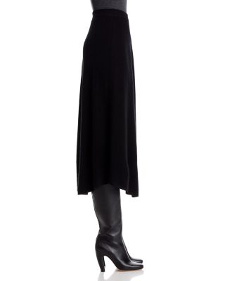 100% Cashmere Midi Skirt - Exclusive