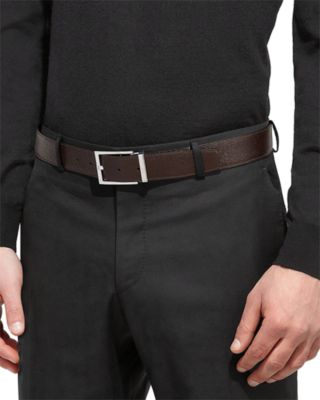 Men's Leather Reversible Belt