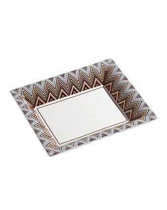  Zig Zag Jarris Luxury Box Rectangular Tidy Tray, Large