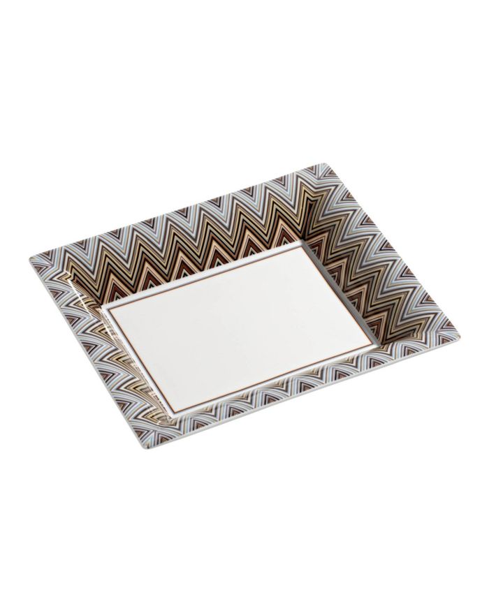 Zig Zag Jarris Luxury Box Rectangular Tidy Tray, Large