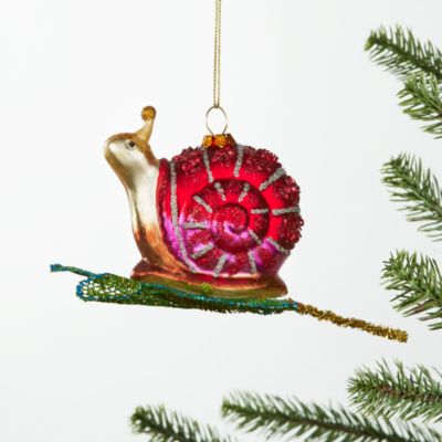 Bloomingdale's Glass Snail Ornament - Exclusive