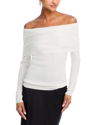 Wayf Sonia Off-the-Shoulder Sweater