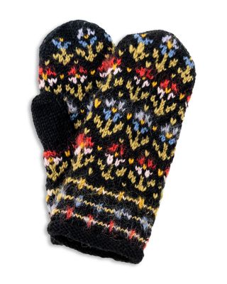 French Knot - Leelu Knitted Wool Mittens