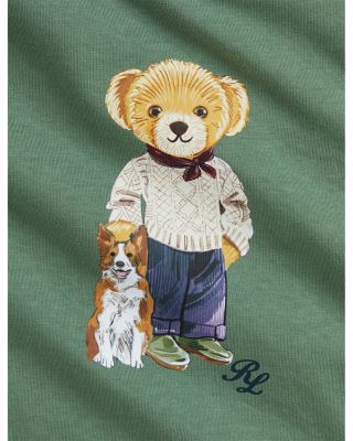 Ralph Lauren Boys' Polo Bear Jersey Tee Fleece Pants Set Baby