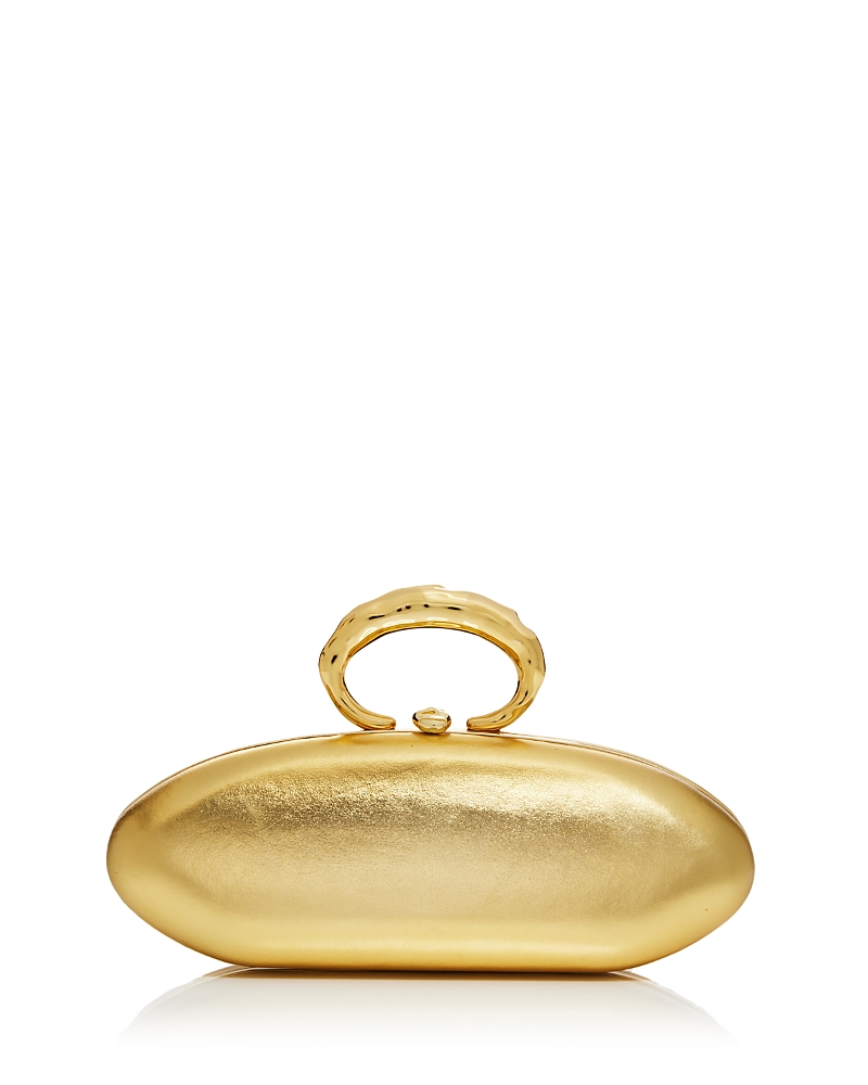 Alexis Bittar Molten Gold Bullet Minaudiere - Gold