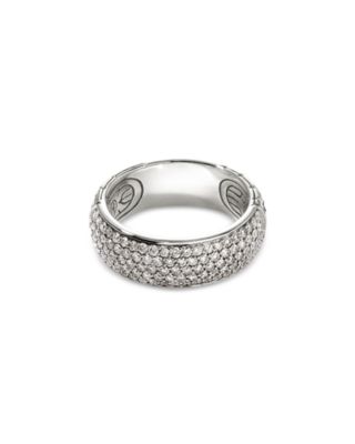 JOHN HARDY - Sterling Silver JH Essentials Pav&eacute; Diamond Band Ring, 1.07 ct. t.w.