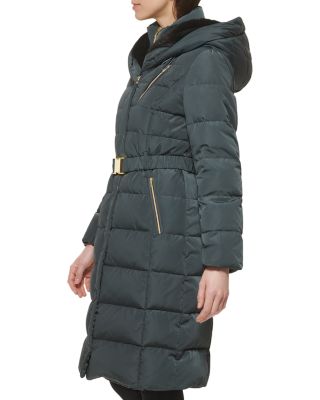 Belted Puffer Coat