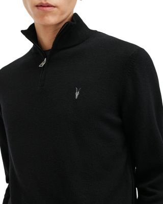 Kilburn Wool & Nylon Regular Fit Quarter Zip Sweater