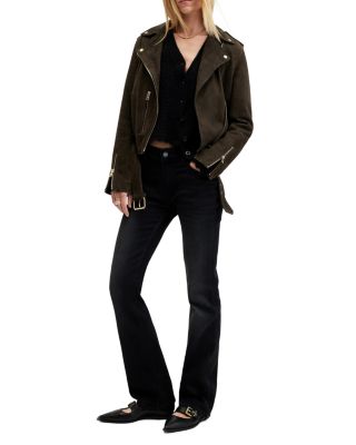 Suede Balfern Biker Jacket 