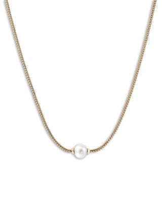 JOHN HARDY - 14K Yellow Gold JH Essentials Cultured Freshwater Pearl Pendant Necklace, 16-18"