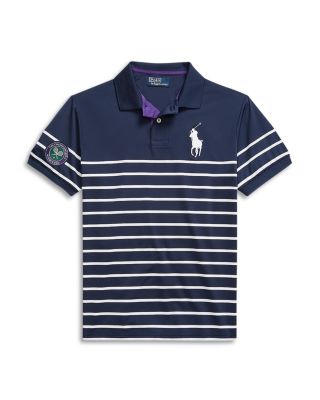 ★★POLO RALPH LAUREN★★ Custom Slim Fit Striped Jersey T-S Polo Ralph Lauren Custom Slim Fit Striped Jersey Tee