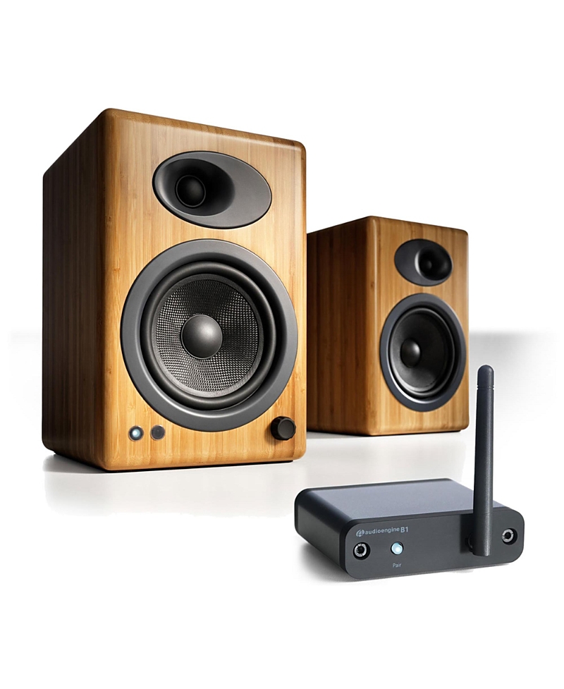 Audioengine A5+ Limited Edition Powered Desktop Speaker Package with B1 Bluetooth Music Receiver