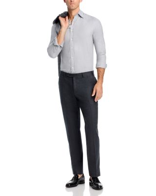 Capri Wool Flannel Slim Fit Trousers