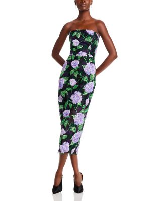 Milly Kait Sequined Midi Dress