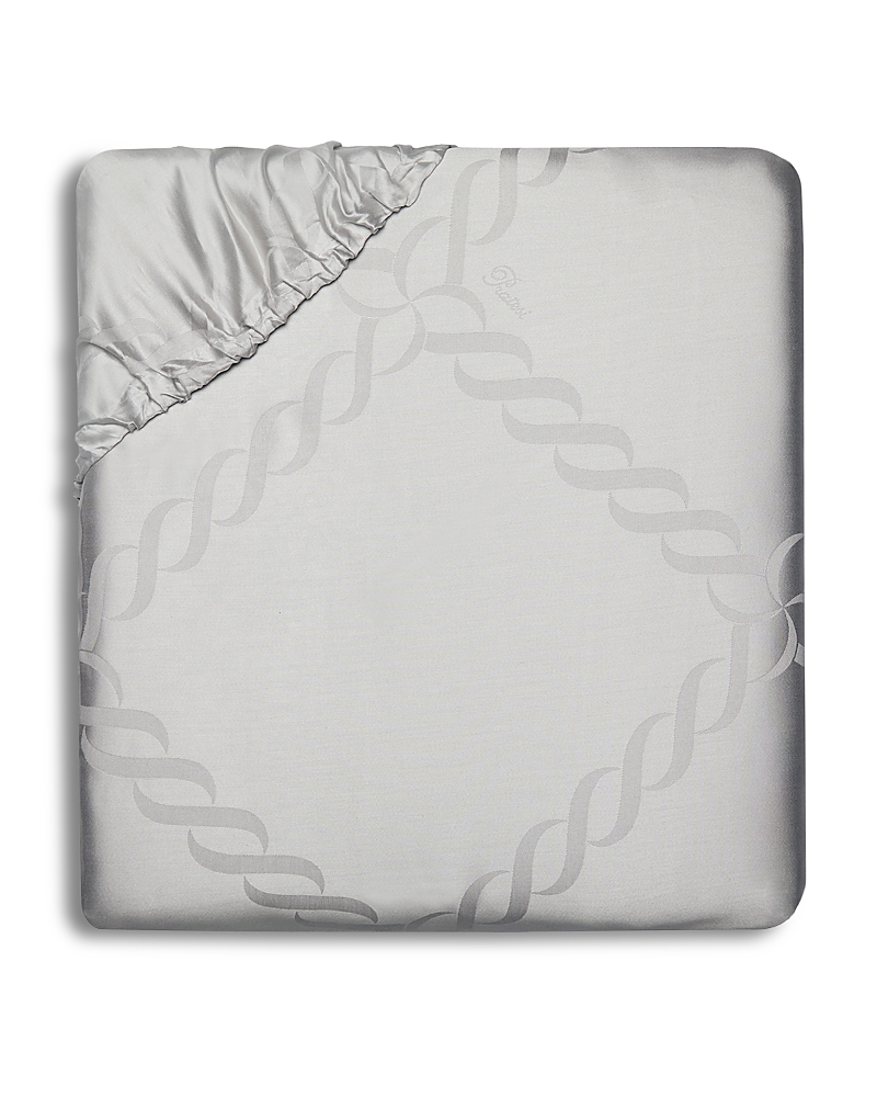 Pratesi Ori Treccia Fitted Sheet, Full In Sterling