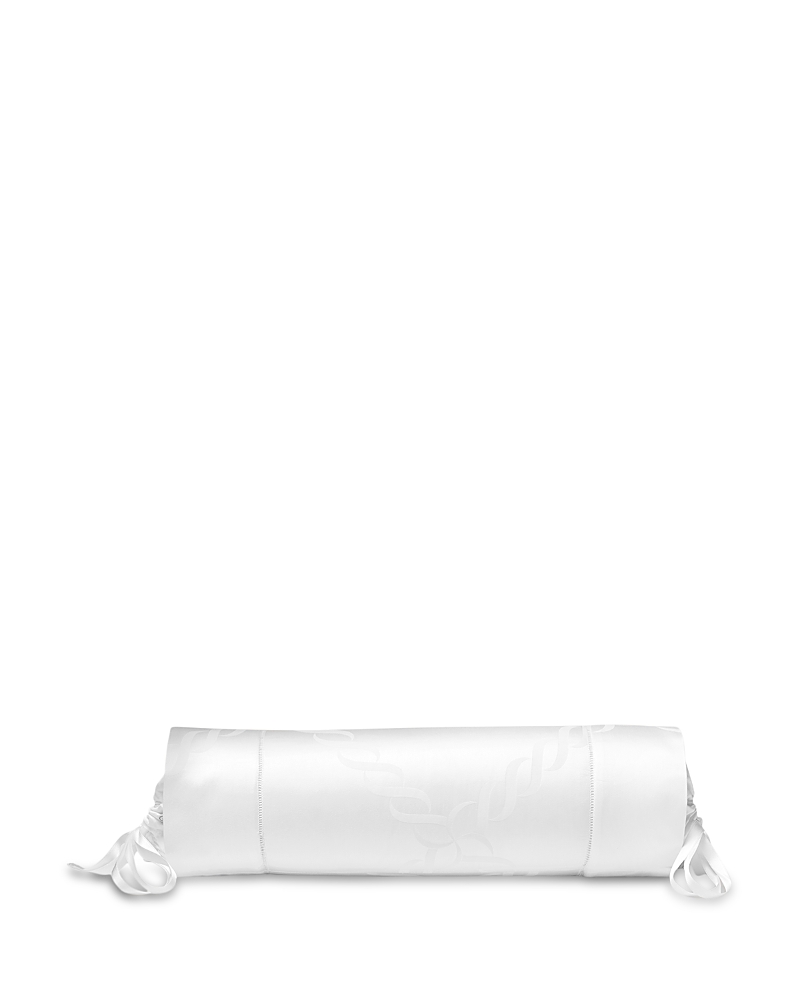 Pratesi Ori Treccia Neckroll Sham In White