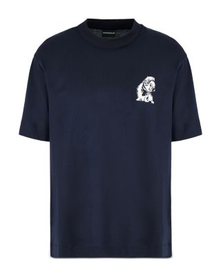 Embroidered Bulldog Tee