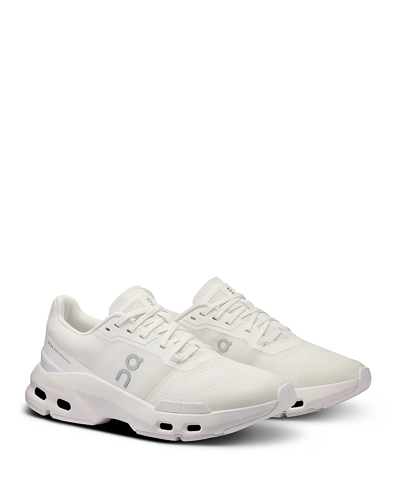 On Cloudsurfer Max Trainers In White/frost