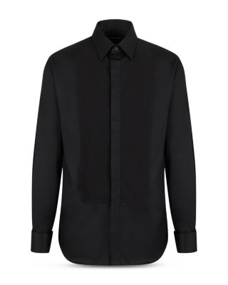 Bib-Front Slim Fit Tuxedo Shirt