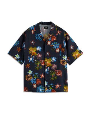 Scotch & Soda - Printed Regular Fit Button Down Camp Shirt