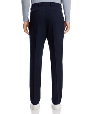 Stretch Wool Slim Fit Suit Pants