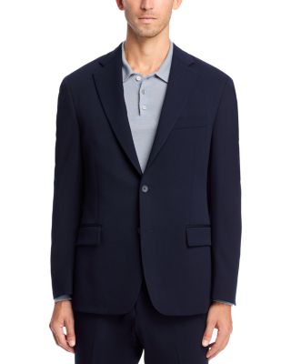 Stretch Wool Unstructured Slim Fit Suit Jacket