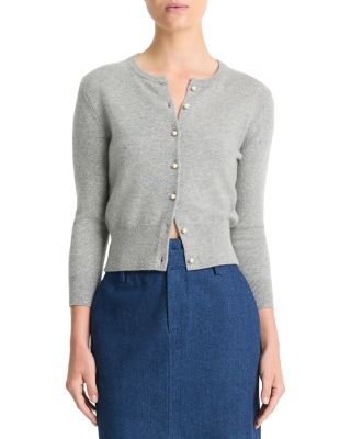 Vince Faux Pearl Button Cardigan